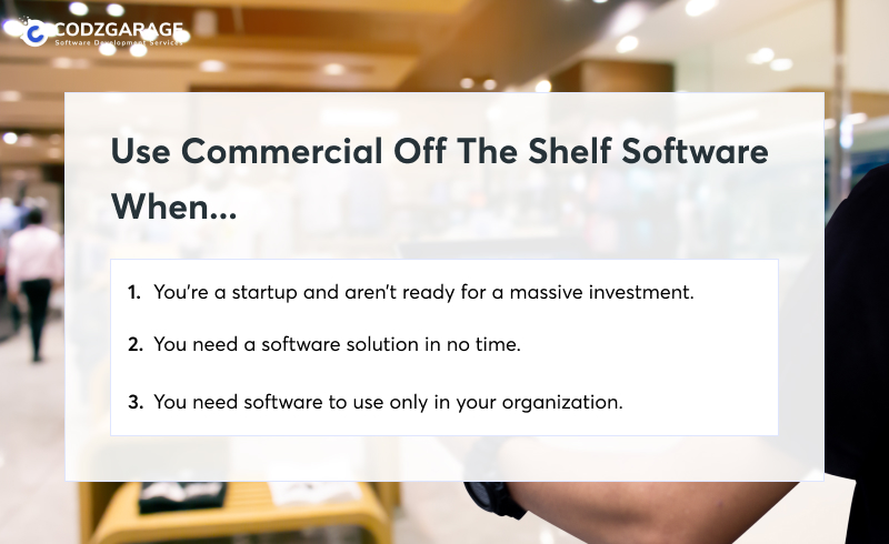 use-commercial-off-the-shelf-software-when