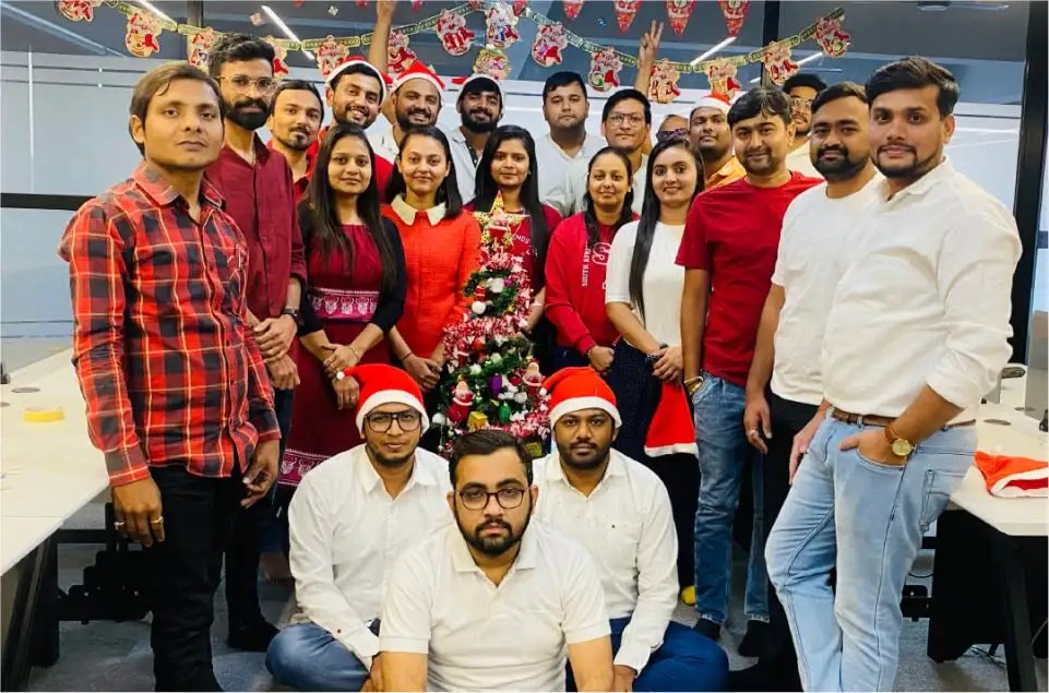 group photo celebrate marry christmas