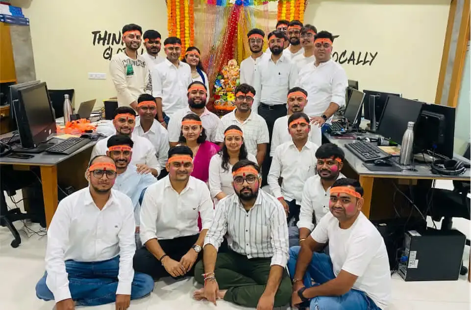 ganesha celebration with group photo 