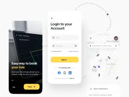 Trio: Taxi Booking App